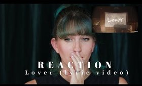 Taylor Swift - Lover Lyric Video | REACTION