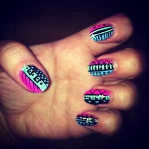 Nails. Aztec 