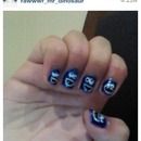 cookie monster nails! :D