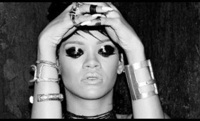 Rihanna Black Glossy Smokey Eye PT. 2 Tutorial