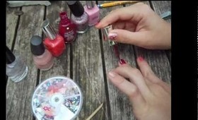 Pink Nail Tutorial for Breast Cancer Awareness Month