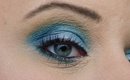 BLUE GREEN SMOKEY EYE TUTORIAL