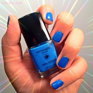Cynthia Rowley's matte nail color in neon blue!!