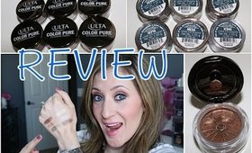 Ulta Color Pure Eyeshadow Pigments - Review