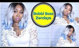 UNICORN GREY HAIR COLOR - BOBBI BOSS ZENDAYA WIG  ☆ SAMSBEAUTY