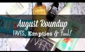 August 2015 Roundup | Faves, Empties & Haul!