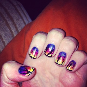 Sunset nails :) 