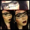 Lace Mask Makeup 