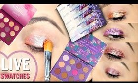 COLOURPOP LIVE SWATCHES Supernova LIQUID Shadows | Two NEW Palettes!