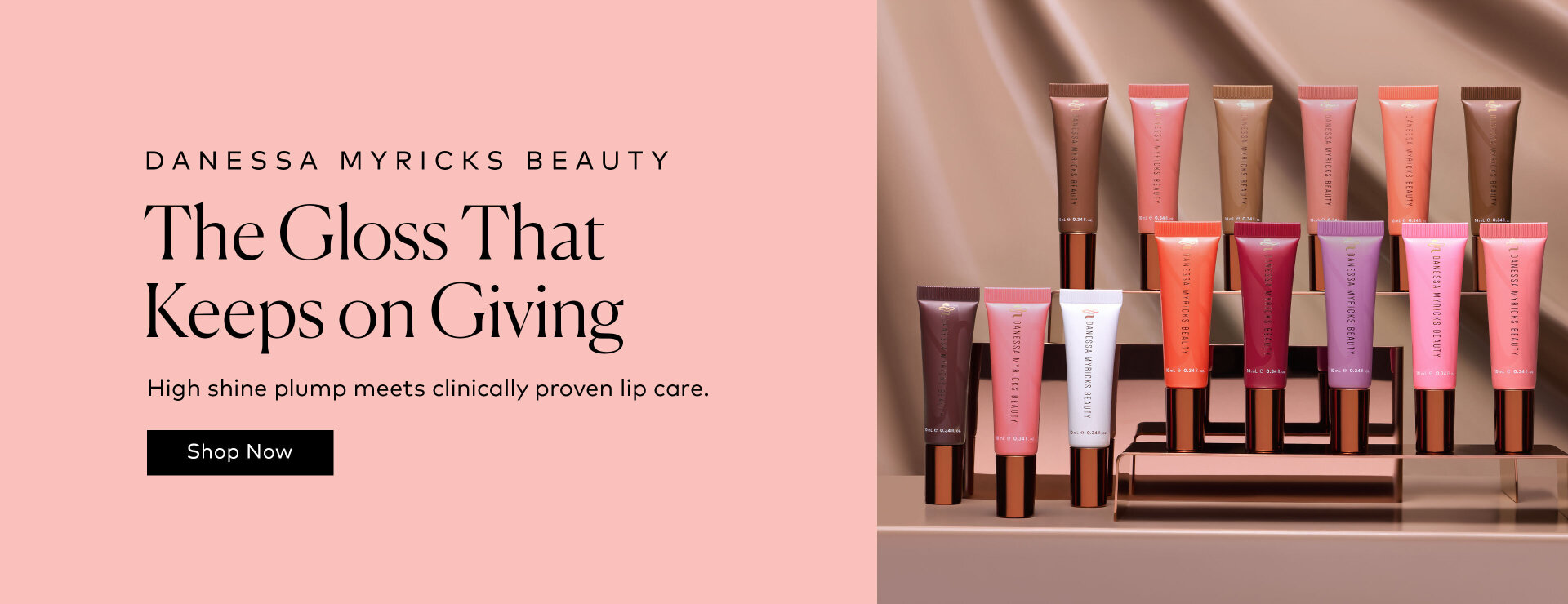 Get the shine of a gloss and the benefits of a lip treatment in one plush, non-sticky formula that visibly plumps, smooths, and hydrates. Shop the Danessa Myricks Beauty Glosswork 4D Lip Gloss on Beautylish.com