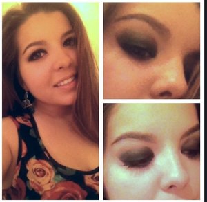Dark Black eyeshadow with a brown undertone. Great for a night out 👍
