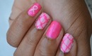 Pink Nails for Breast Cancer Awareness Month