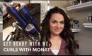 Curly Hair With Monat | Get Ready With Me