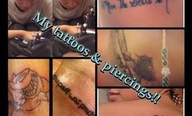 My Tattoos & Piercings