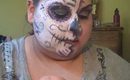 Dia de los Muertos (Day of the Dead) Sugar Skull makeup tutorial