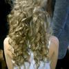 Curled, top section up