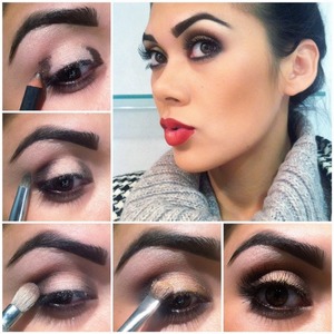 Holiday Inspired Makeup Turtorial on www.YouTube.com/LadyArt7