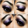 Smokey Purple Glitter Eye 