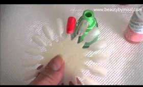 Dry brush nail art tutorial