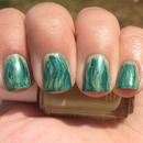 31 Day Challenge Green Nails 