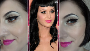 Katy Perry's signature makeup style inspired