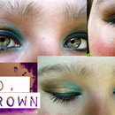 Teal, Gold, and Brown