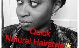 Natural Hair Saga: Super Simple Protective Style