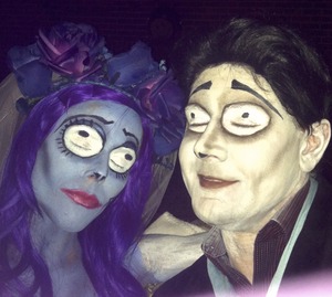 My husband and I, Halloween 2012