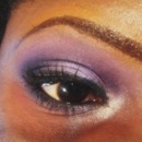Purple eyeshadow