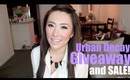 URBAN DECAY GIVEAWAY & Sale : )