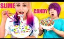 SLIME FOOD VS Candy Food Challenge!