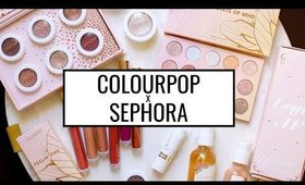 COLOURPOP X SEPHORA COLLECTION COMPLETE REVIEW! BEST AND WORST PRODUCTS