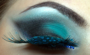 Check my post on this "Butterfly Eyes" makeup look with a short video slideshow:
http://www.staceymakeup.com/2012/01/butterfly-eyes.html 