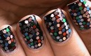 Sequin Nail Art - Colorful how to do sequin nail polish designs at home step by step tutorial video