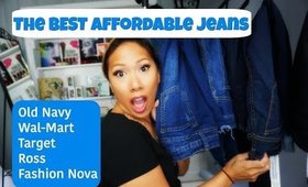 The Best Affordable Jeans for Fall 2019 - Trying On Target, Walmart, Old Navy...