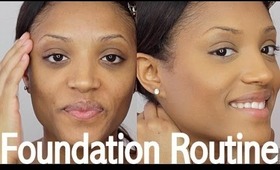 DRUGSTORE Foundation Routine!