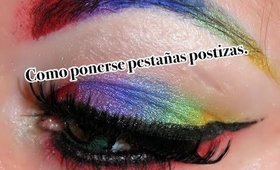 Como Me Pongo Mis Pestañas Postisas