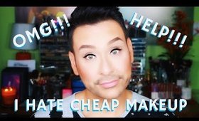 HELP! I hate CHEAP MAKEUP!!!! TJ Maxx Makeup Haul Try On | mathias4makeup