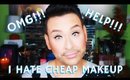HELP! I hate CHEAP MAKEUP!!!! TJ Maxx Makeup Haul Try On | mathias4makeup