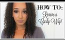 How To: Revive a Curly Wig!! ft. John Frieda | Kym Yvonne