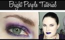 Bright Purple Tutorial Great for Hooded eyes