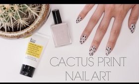 CACTUS PRINT NAIL ART