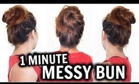 1 MIN MESSY BUN WITH A PENCIL│EVERYDAY HAIRSTYLES FOR WORK, SCHOOL, COLLEGE, OFFICE│INDIAN HAIRSTYLE