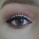 Winged eyeliner. first attempt :)