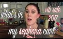 WHAT'S IN MY SEPHORA CART ~ VIB SALE 2017