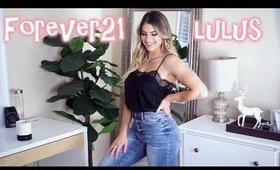 Lulus & Forever 21 Try On Haul! Fall to Winter 2018 Sales & Deals