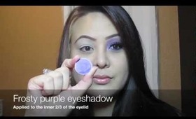 Tutorial: Soft Purple Smokey Eyes