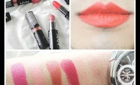 NYX Matte Lipstick Swatches + GIVEAWAY
