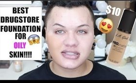 BEST $10 FOUNDATION FOR OILY SKIN | LA GIRL PRO MATTE FOUNDATION