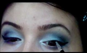 Blue Smokey Eye Makeup Tutorial